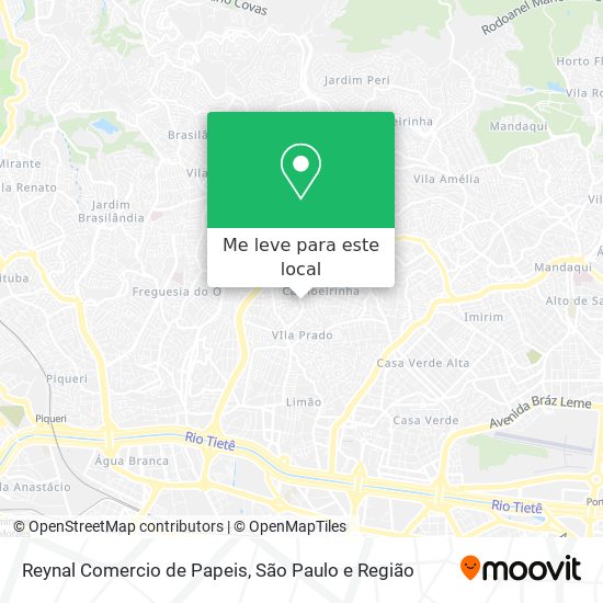 Reynal Comercio de Papeis mapa