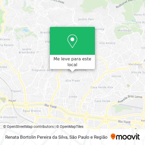 Renata Bortolin Pereira da Silva mapa