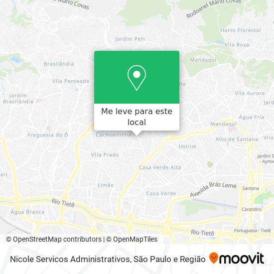 Nicole Servicos Administrativos mapa