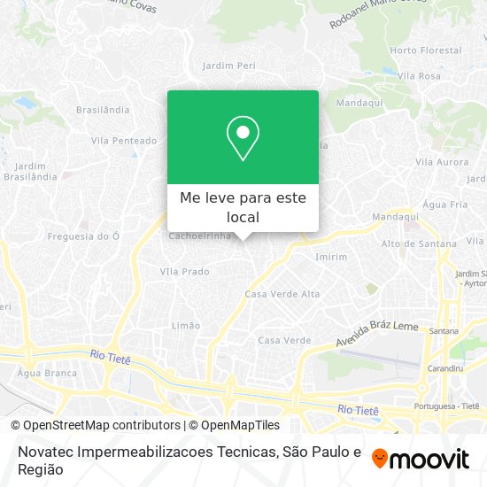 Novatec Impermeabilizacoes Tecnicas mapa