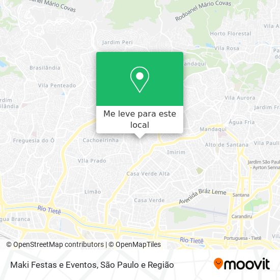 Maki Festas e Eventos mapa