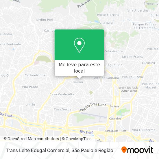 Trans Leite Edugal Comercial mapa