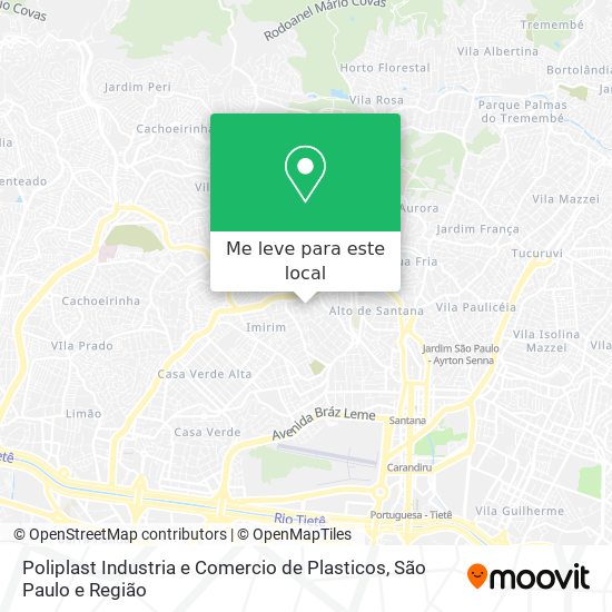 Poliplast Industria e Comercio de Plasticos mapa