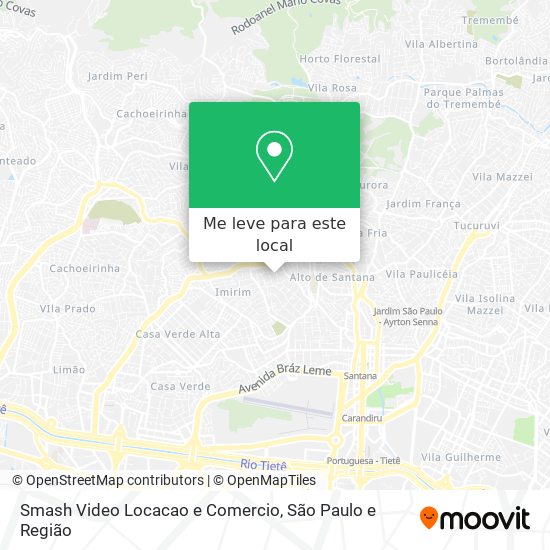 Smash Video Locacao e Comercio mapa