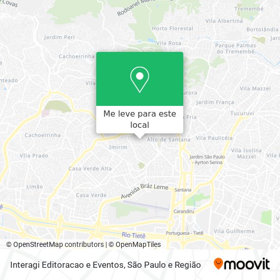 Interagi Editoracao e Eventos mapa