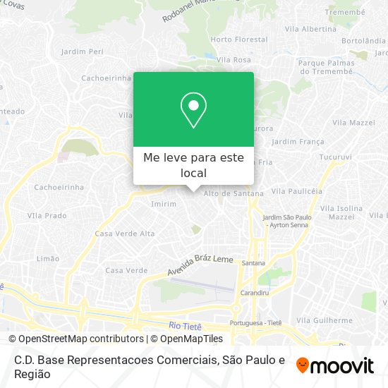 C.D. Base Representacoes Comerciais mapa