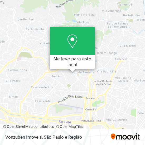 Vonzuben Imoveis mapa