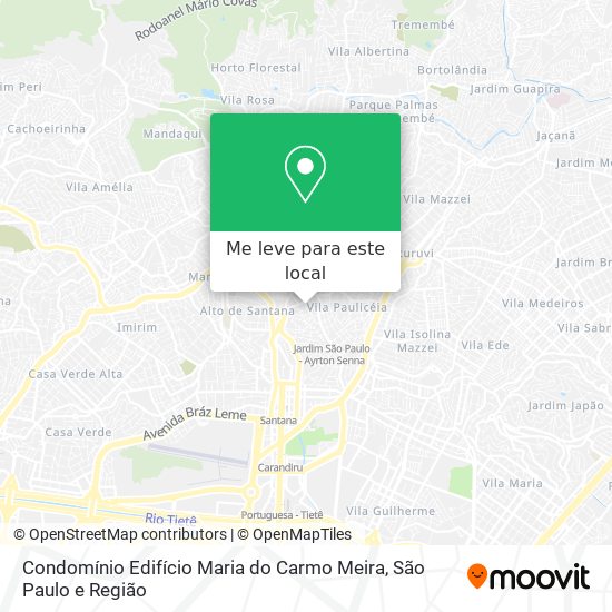 Condomínio Edifício Maria do Carmo Meira mapa