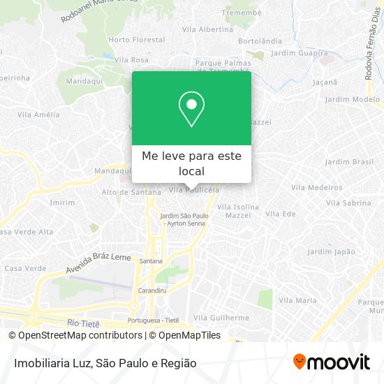 Imobiliaria Luz mapa