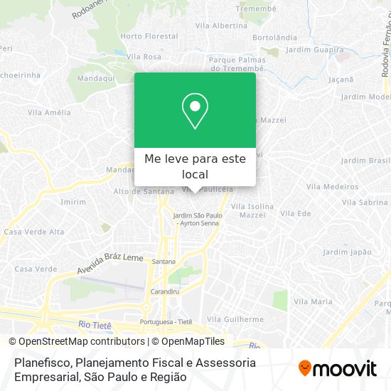 Planefisco, Planejamento Fiscal e Assessoria Empresarial mapa