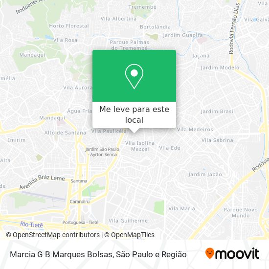 Marcia G B Marques Bolsas mapa
