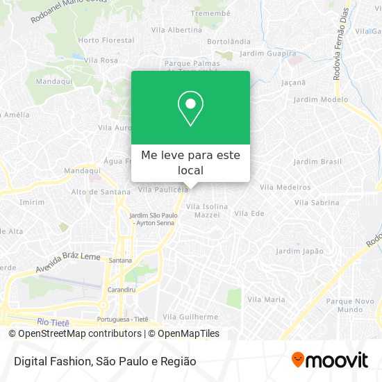 Digital Fashion mapa