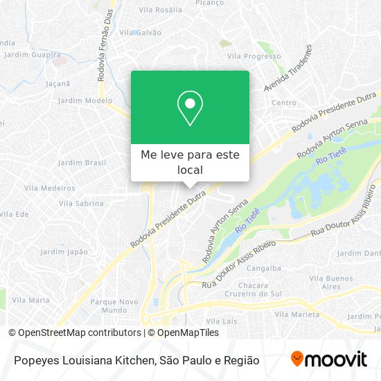 Popeyes Louisiana Kitchen mapa