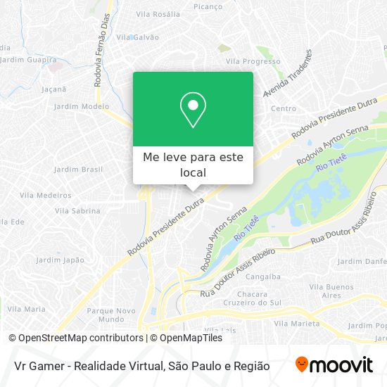 Vr Gamer - Realidade Virtual mapa