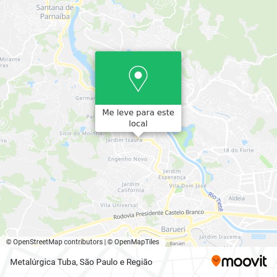 Metalúrgica Tuba mapa
