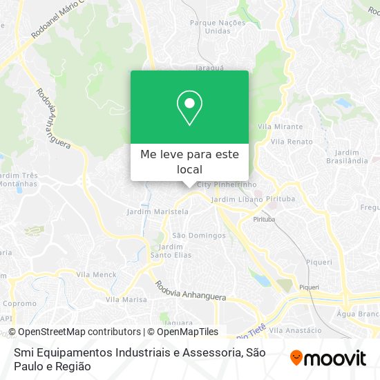 Smi Equipamentos Industriais e Assessoria mapa