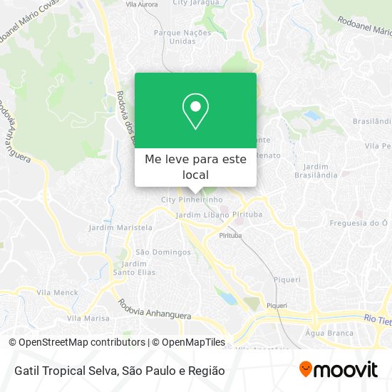 Gatil Tropical Selva mapa