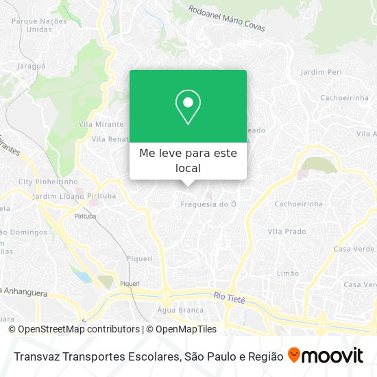 Transvaz Transportes Escolares mapa