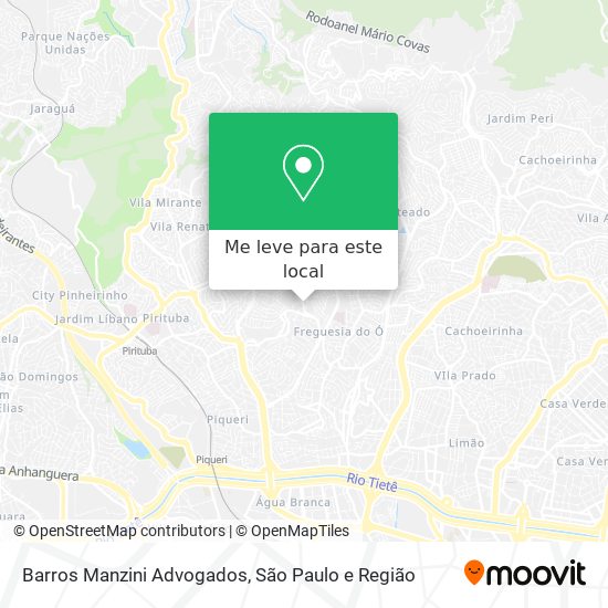 Barros Manzini Advogados mapa