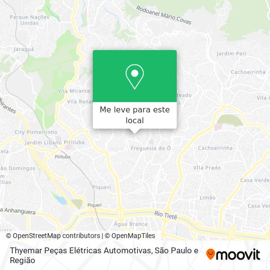 Thyemar Peças Elétricas Automotivas mapa