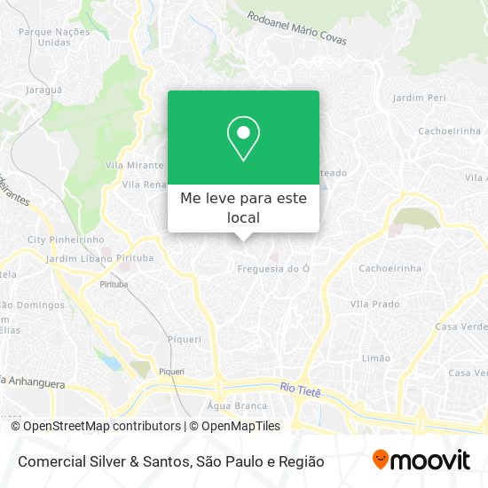 Comercial Silver & Santos mapa