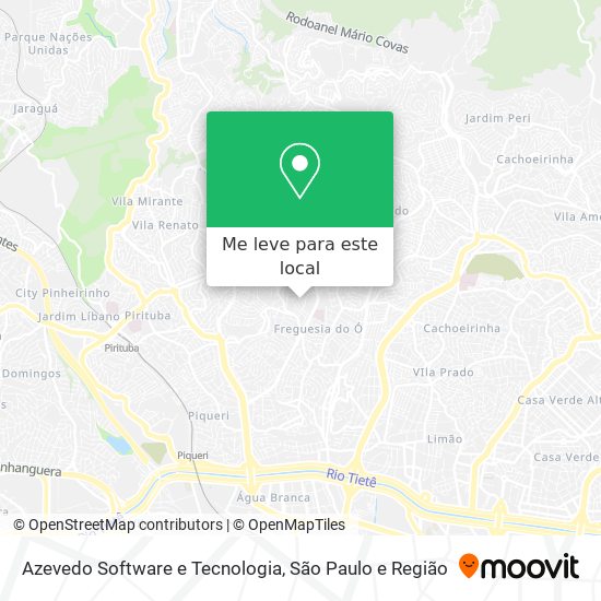 Azevedo Software e Tecnologia mapa