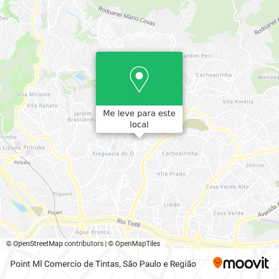 Point Ml Comercio de Tintas mapa