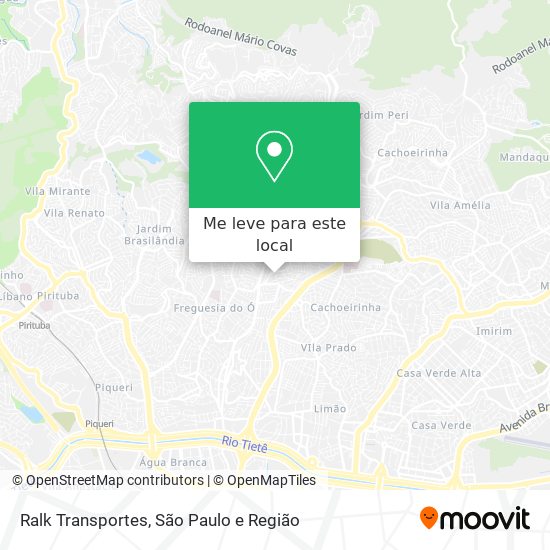 Ralk Transportes mapa