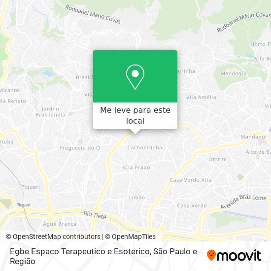 Egbe Espaco Terapeutico e Esoterico mapa