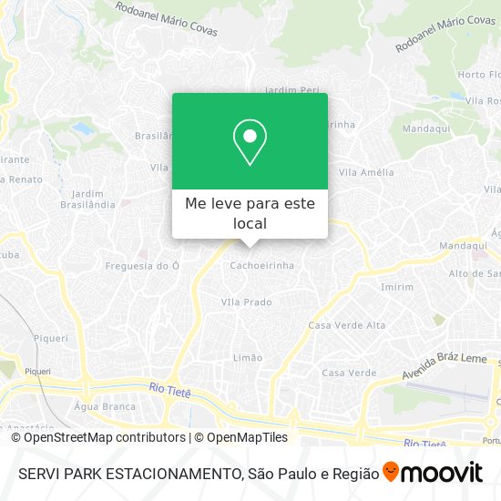 SERVI PARK ESTACIONAMENTO mapa