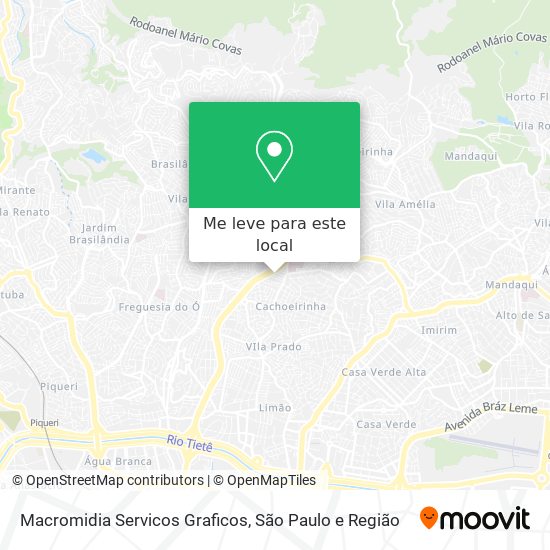Macromidia Servicos Graficos mapa