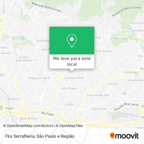 Fks Serralheria mapa