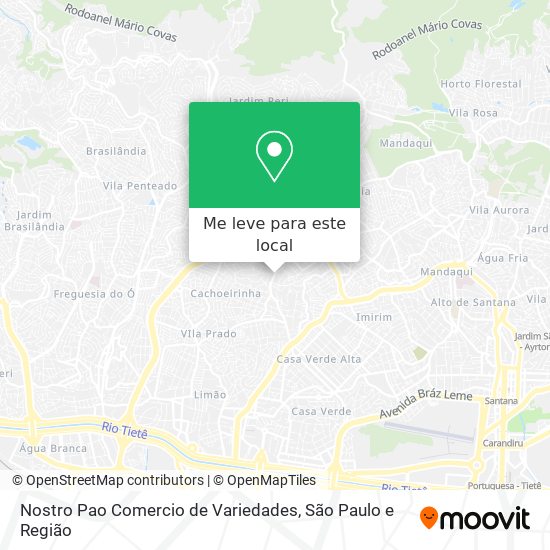 Nostro Pao Comercio de Variedades mapa