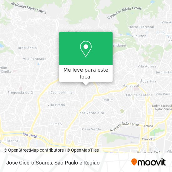 Jose Cicero Soares mapa
