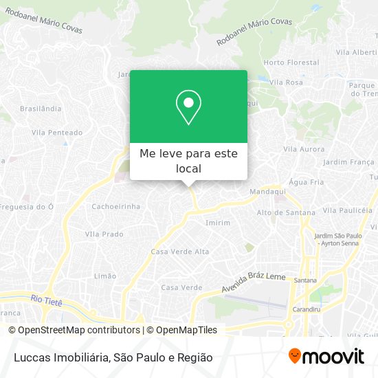 Luccas Imobiliária mapa