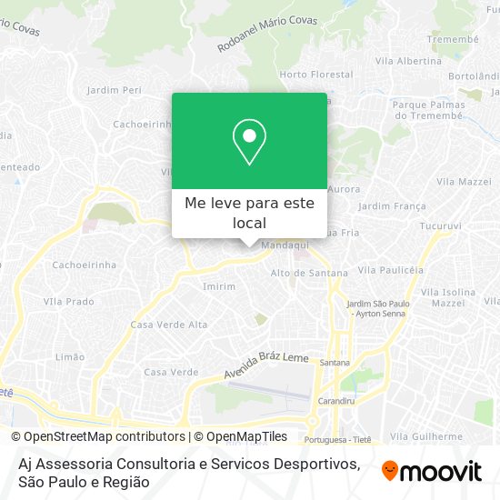 Aj Assessoria Consultoria e Servicos Desportivos mapa