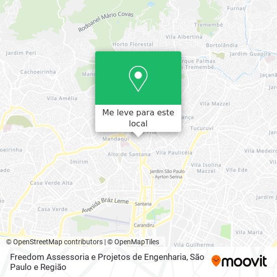 Freedom Assessoria e Projetos de Engenharia mapa