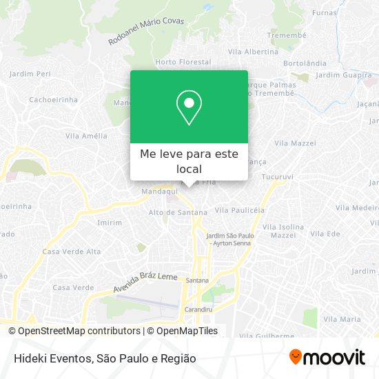 Hideki Eventos mapa