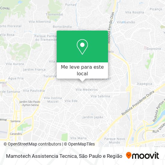 Mamotech Assistencia Tecnica mapa