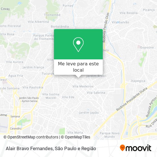 Alair Bravo Fernandes mapa