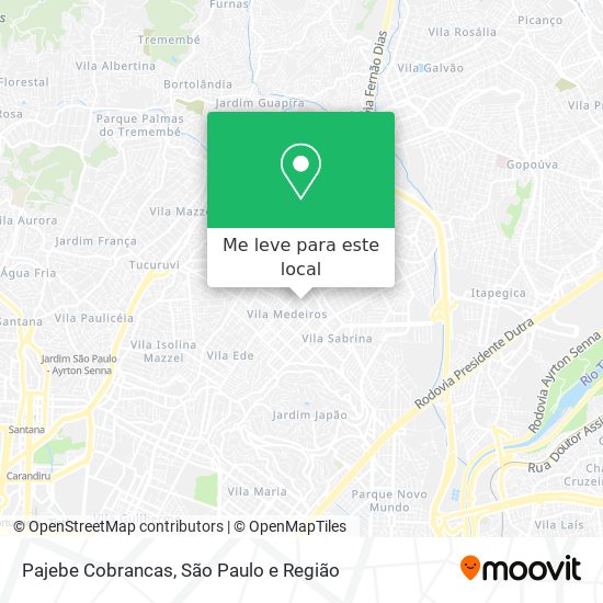 Pajebe Cobrancas mapa