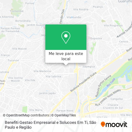 Benefiti Gestao Empresarial e Solucoes Em Ti mapa