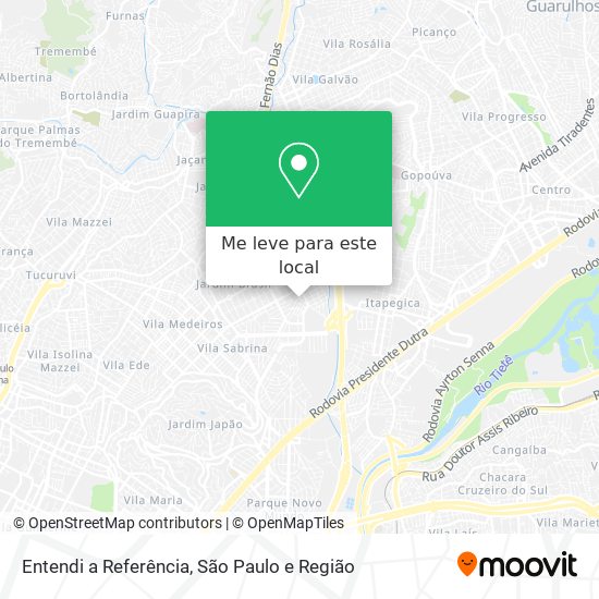 Entendi a Referência mapa