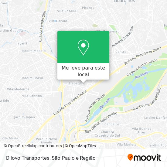 Dilovo Transportes mapa