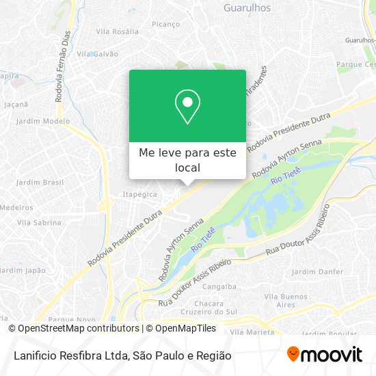Lanificio Resfibra Ltda mapa