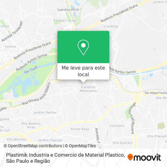 Plastimik Industria e Comercio de Material Plastico mapa