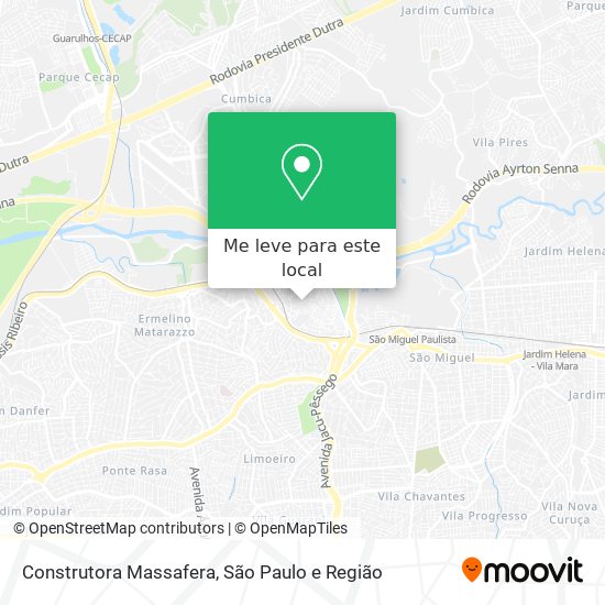 Construtora Massafera mapa