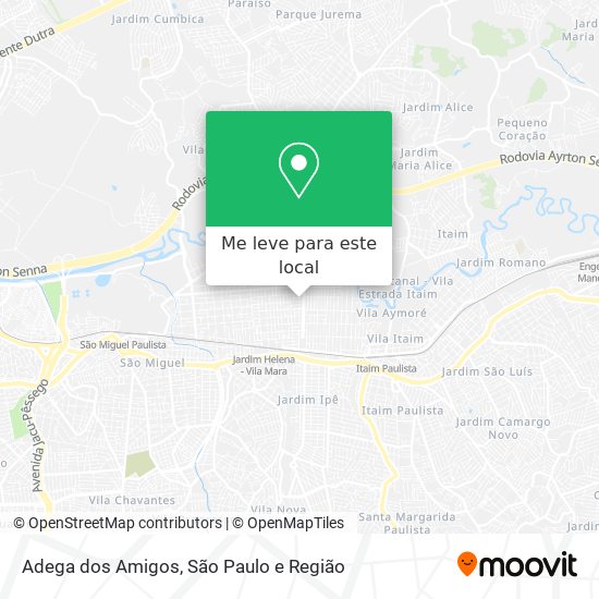 Adega dos Amigos mapa