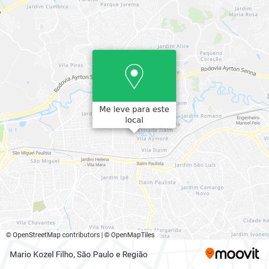 Mario Kozel Filho mapa