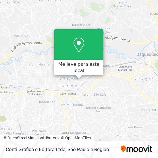 Conti Gráfica e Editora Ltda mapa